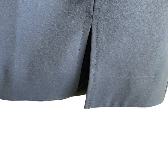 Giorgio Fiorlini Collection Women Skirt 8 Blue A-line Front Slit Retro Y2K - Picture 5 of 9